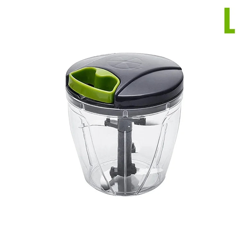 Tocător Manual Multifuncțional pentru Legume și Carne – Rapid și Ușor de Folosit