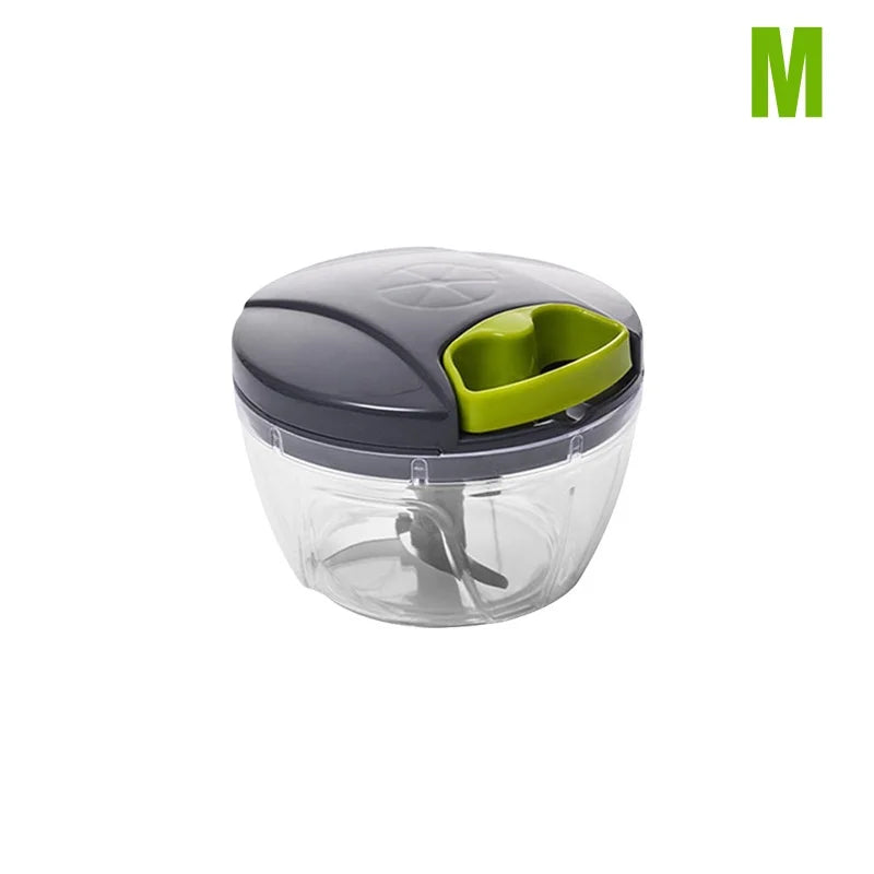 Tocător Manual Multifuncțional pentru Legume și Carne – Rapid și Ușor de Folosit